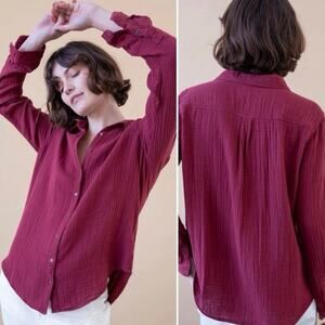 XiRENA Scout Gauze Shirt in Terra